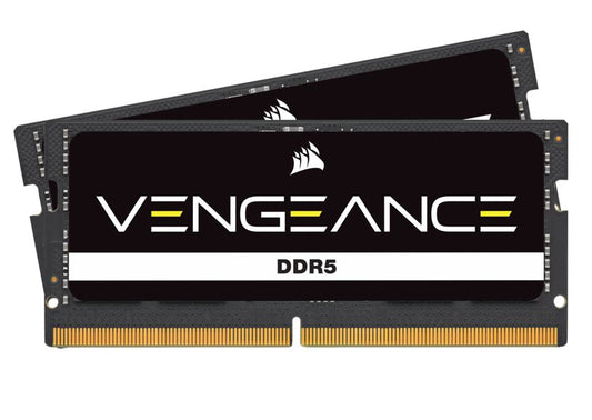 Corsair Vengeance 32GB (2x16GB) DDR5 SODIMM 4800MHz C40 1.1V Notebook Laptop Memory CMSX32GX5M2A4800C40