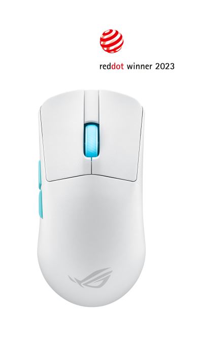 ASUS ROG Harpe Ace Aim Lab Edition Wireless Gaming Mouse WHITE, Pro-tested FF, 54g, 36, 000dpi, AimPoint Optical Sensor, Reddot Winner 2023 ROG Harpe Ace Aim Lab Edition_WHITE