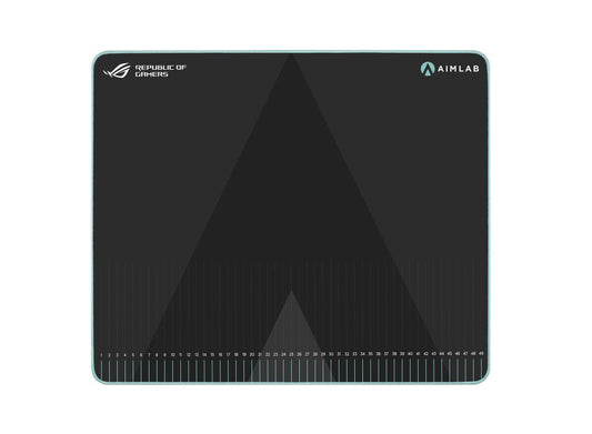 ASUS ROG Hone Ace Aim Lab Edition Large Gaming Mouse Pad (508x420x3mm) Water/Oil/Dust Repellent, Work W/ Aim Lab ROG 360 Task, Hybrid Cloth Surface ROG Hone Ace Aim Lab Edition