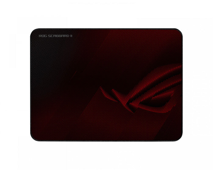 ASUS ROG SCABBARD II Gaming Mouse Pad, Medium Size (360x260mm) Water/Oil/Dust Respellent, Anti-Fray, Soft Cloth With Rubber Base ROG SCABBARD II MEDIUM