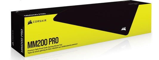 Corsair MM200 PRO Premium Spill-Proof Cloth Gaming Mouse Pad - Heavy XL - 450mm x 400mm surface, Black Surface CH-9412660-WW