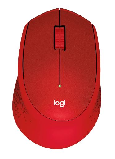 Logitech M331 SILENT PLUS Wireless Mouse RED DPI (Min/Max): 1000± 1-Year Limited Hardware Warranty 910-004916