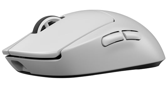 Logitech PRO X SUPERLIGHT 2 LIGHTSPEED Wireless Gaming Mouse 100 - 32,000 dpi HYBRID OPTICAL X MECHANICAL WHITE 910-006640