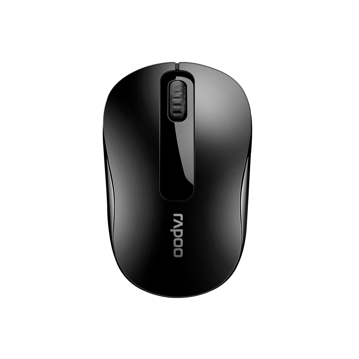 RAPOO M10 PLUS 2.4GHz Wireless Optical Mouse Black - 1000dpi Coverage up to 10 Meters and 360 degrees. 3Keys M10PLUS.BLACK