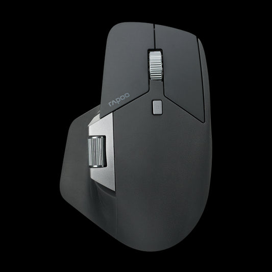 RAPOO MT760L BLACK Multi-mode Wireless Mouse -Switch between Bluetooth 3.0, 5.0 and 2.4G -adjust DPI from 600 to 3200 MT760L
