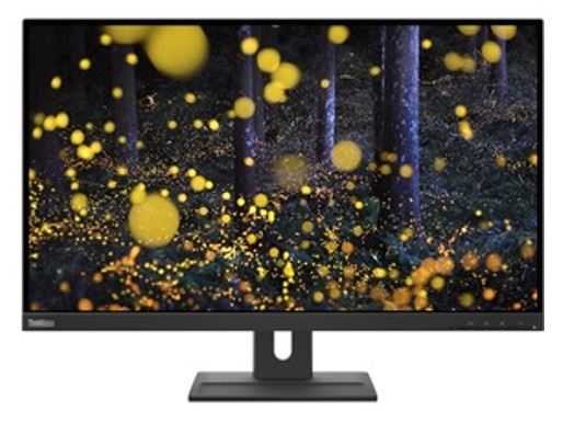 LENOVO ThinkVision E27q-20 27' 75Hz QHD IPS Monitor 2K 2560x1440 16:9 4ms Height Adjustable Tilt Swivel Pivot DP HDMI 3yr wty 62D0GAR1AU