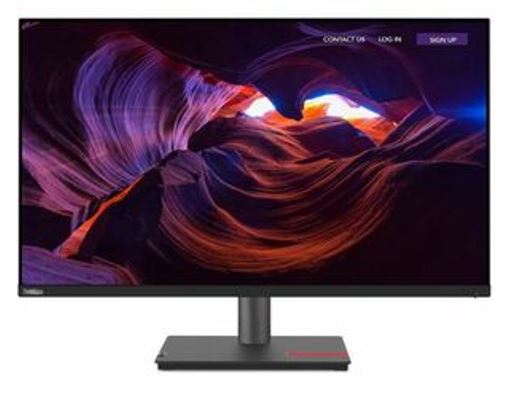 LENOVO ThinkVision P32p 31.5'/32' UHD Monitor 4K 3840x2160 16:9 Height Adjustable Tilt Swivel Pivot DP HDMI Thunderbolt 4 LAN 3xUSB3.2 Hub 3yr 63D1RAR1AU