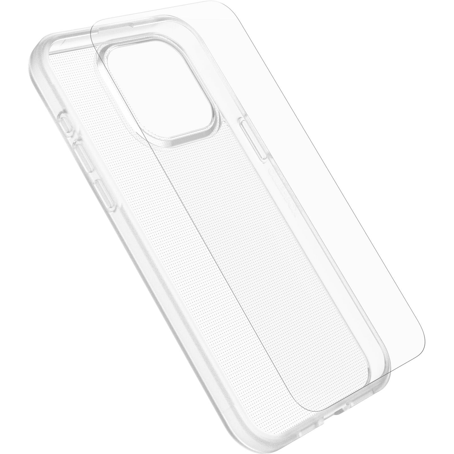 OtterBox React Case with Screen Protector Apple iPhone 15 Plus (6.7') Clear -(78-81236), DROP+ Military Standard Case, 2X Anti-Scratch, 7 Years Warranty 78-81236