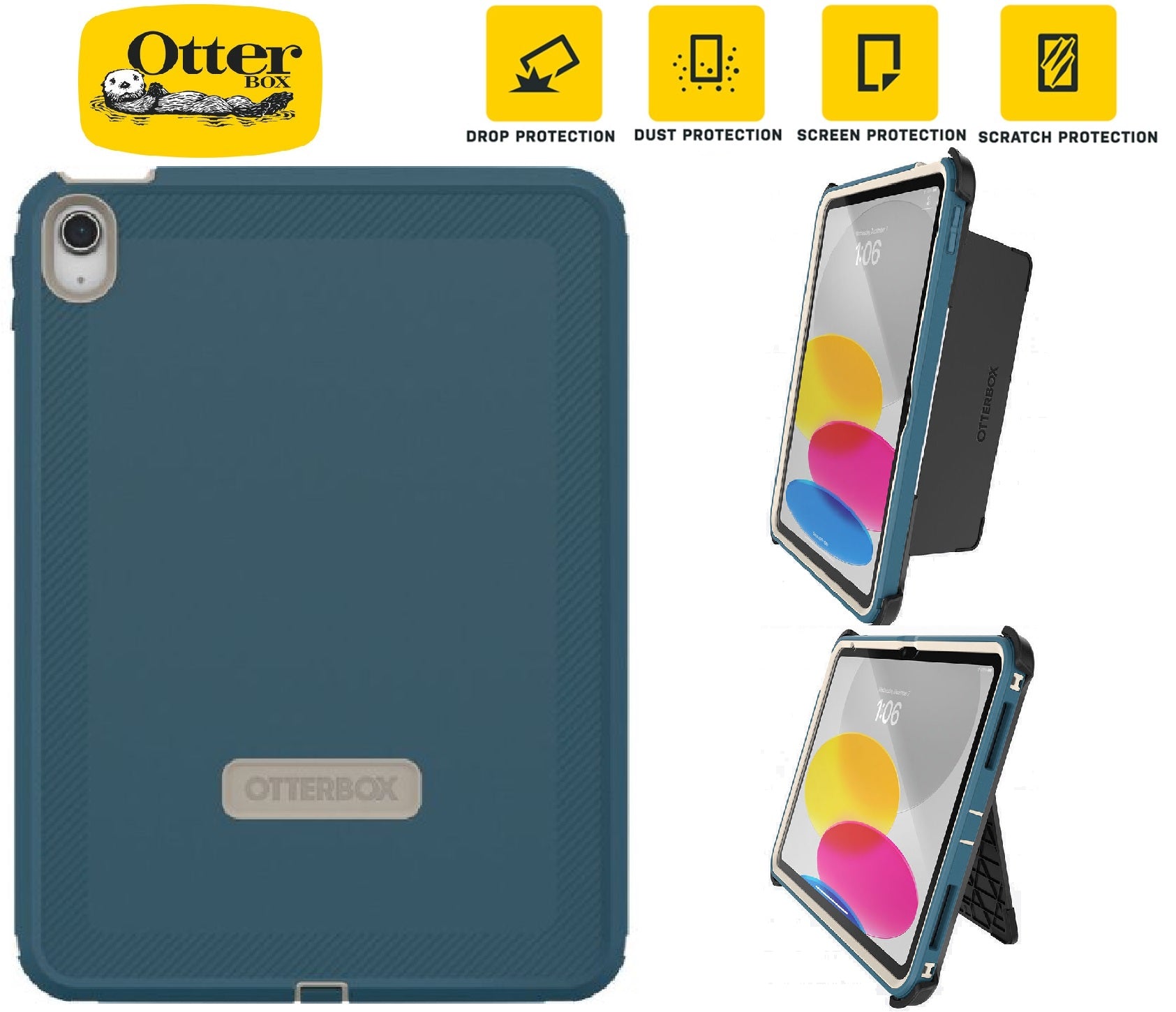 OtterBox Defender Apple iPad 11th Gen (A16)/iPad 10th Gen
