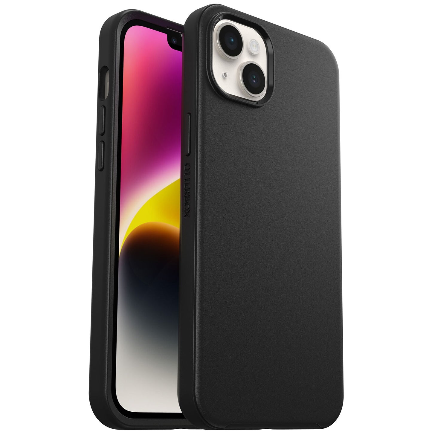 OtterBox Symmetry Apple iPhone 14 Plus Case Black - (77-88461), DROP+ 3X Military Standard, Ultra-Sleek, Durable Protection, 7 Years Warranty 77-88461