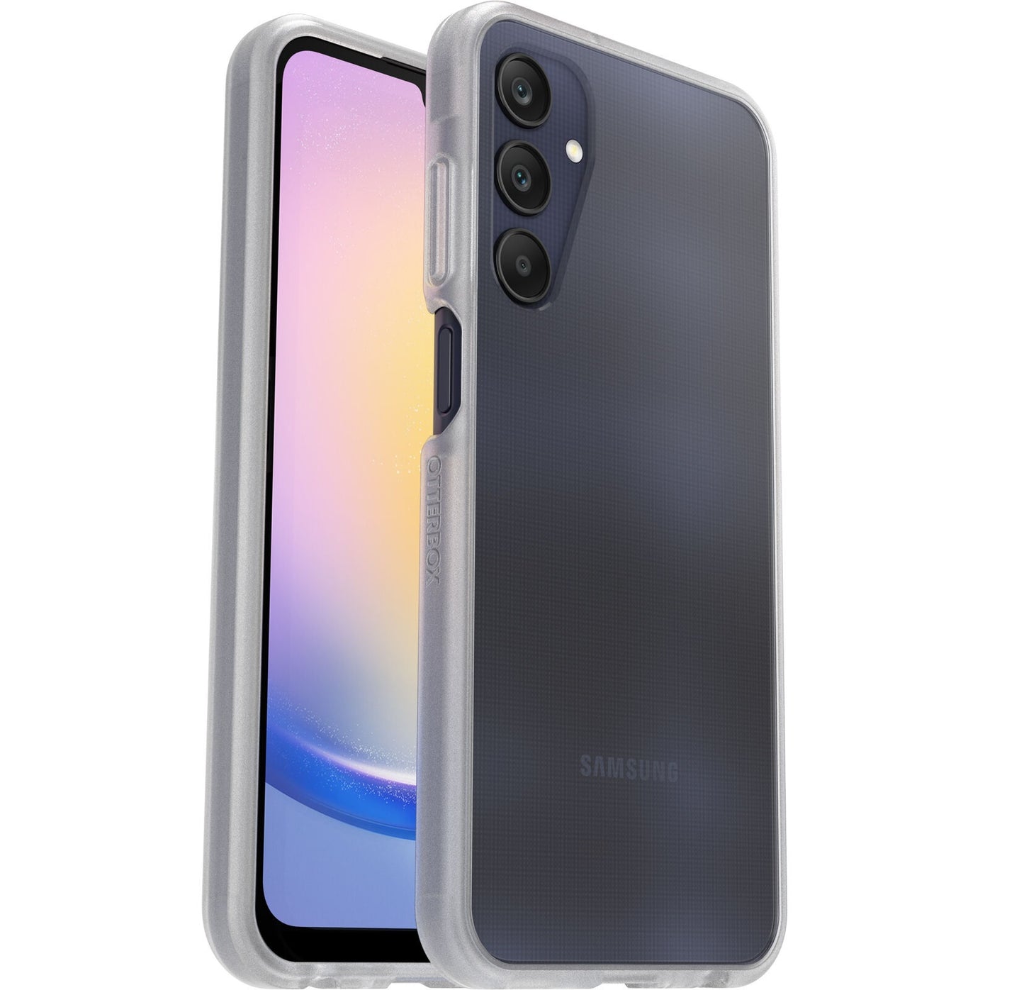 OtterBox React Samsung Galaxy A25 5G (6.5') Case - Clear (77-94110), DROP+ Military Standard, Wireless Charging Compatible, 7 Years Warranty 77-94110