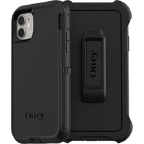 OtterBox Defender Apple iPhone 11 Case Black - (77-62457), DROP+ 4X Military Standard, Multi-Layer, Included Holster, Rugged, 7 Years Warranty 77-62457