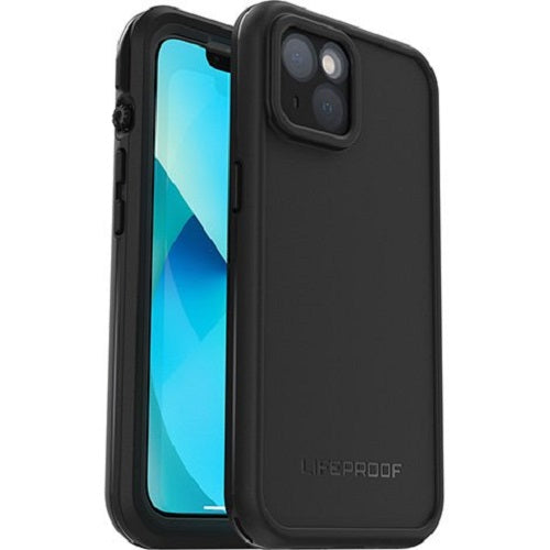 LifeProof FRE Apple iPhone 13 Case Black - (77-85527), WaterProof, 2M DropProof, DirtProof, 360 Protection Built-In Screen-Cover, 7 Years Warranty 77-85527