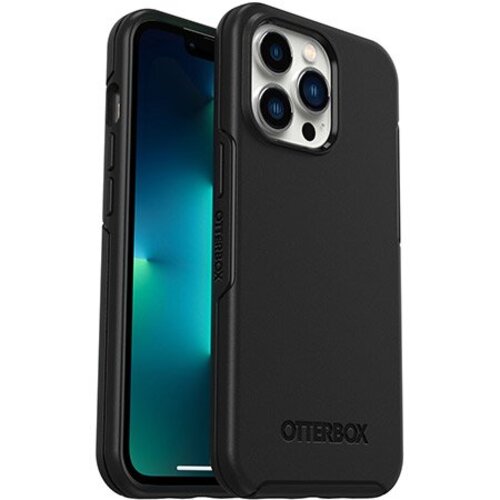 OtterBox Symmetry Apple iPhone 13 Pro Case Black - (77-83466), Antimicrobial, DROP+ 3X Military Standard, Raised Edges, Ultra-Sleek, Durable Protection 77-83466