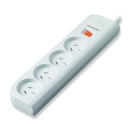 Belkin F9E400 4-Outlet Economy Surge Protector with 1M Power Cord, Tough, impact resistant ABS plastic housing, prevents scratches, dents & rust, 2YR F9E400vau1M