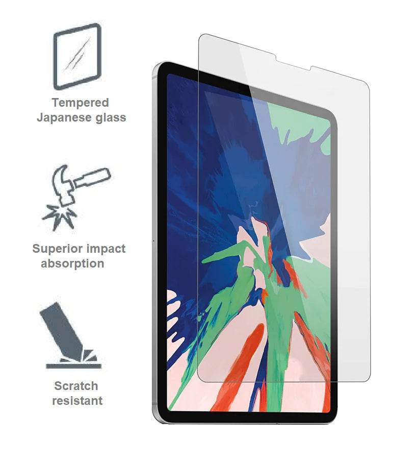 Cygnett OpticShield Apple iPad Pro (12.9') (6th/5th/4th/3rd Gen) Tempered Glass Screen Protector - (CY2731CPTGL), 2 Years Warranty CY2731CPTGL