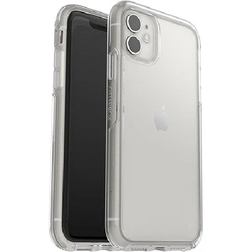 OtterBox Symmetry Clear Apple iPhone 11 Case Clear - (77-62474), DROP+ 3X Military Standard, Raised Edges, Ultra-Sleek, 7 Years Warranty 77-62474