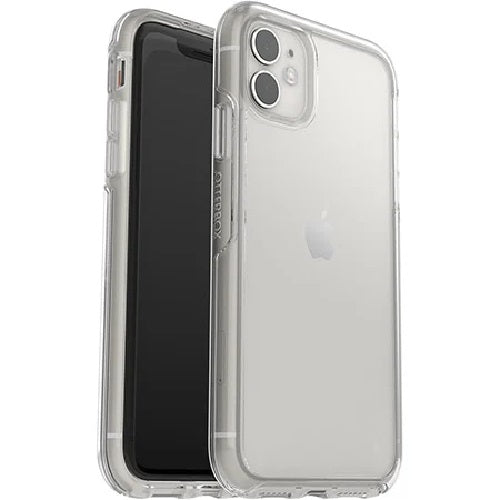 OtterBox Symmetry Clear Apple iPhone 11 Case Clear - (77-62474), Antimicrobial, DROP+ 3X Military Standard, Raised Edges, Ultra-Sleek, Durable Protection 77-62474