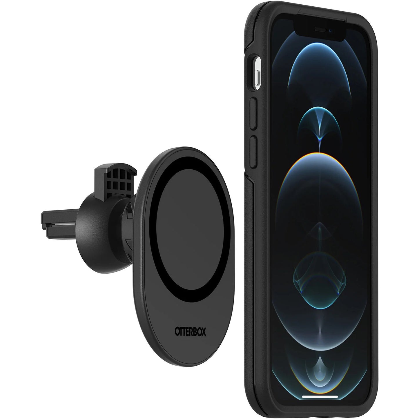 OtterBox Car Vent Mount for MagSafe Black - (78-80445), Adjustable Mount, Strong Magnetic Alignment, Holds Phone Securely, 2 Years Warranty 78-80445