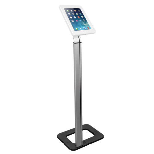 Brateck Anti-theft Tablet Kiosk Floor Stand with Aluminum Base Fit Screen Size 9.7'-10.1' PAD15-01