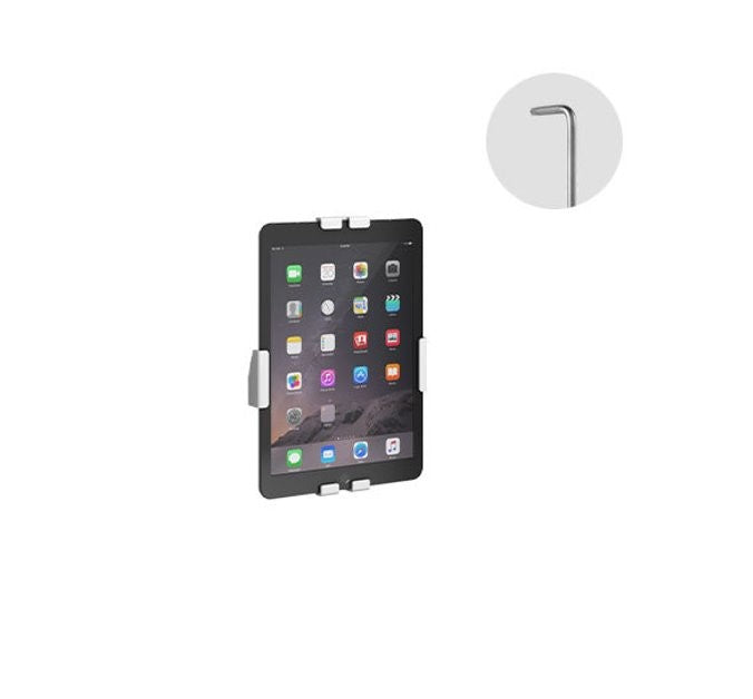Brateck Universal Anti-Theft Tablet Wall Mount compatible with most 7.9'-11' Tablet-White 200x265x37mm Anti-Theft Locking Screw PAD33-05