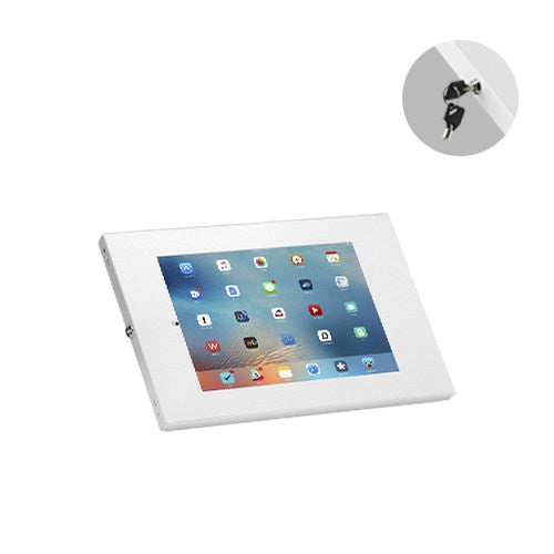 Brateck Anti-Theft Wall-Mounted Tablet Enclosure Fit most 9.7' to 11' tablets including iPad, iPad Air, iPad Pro, - White PAD34-01