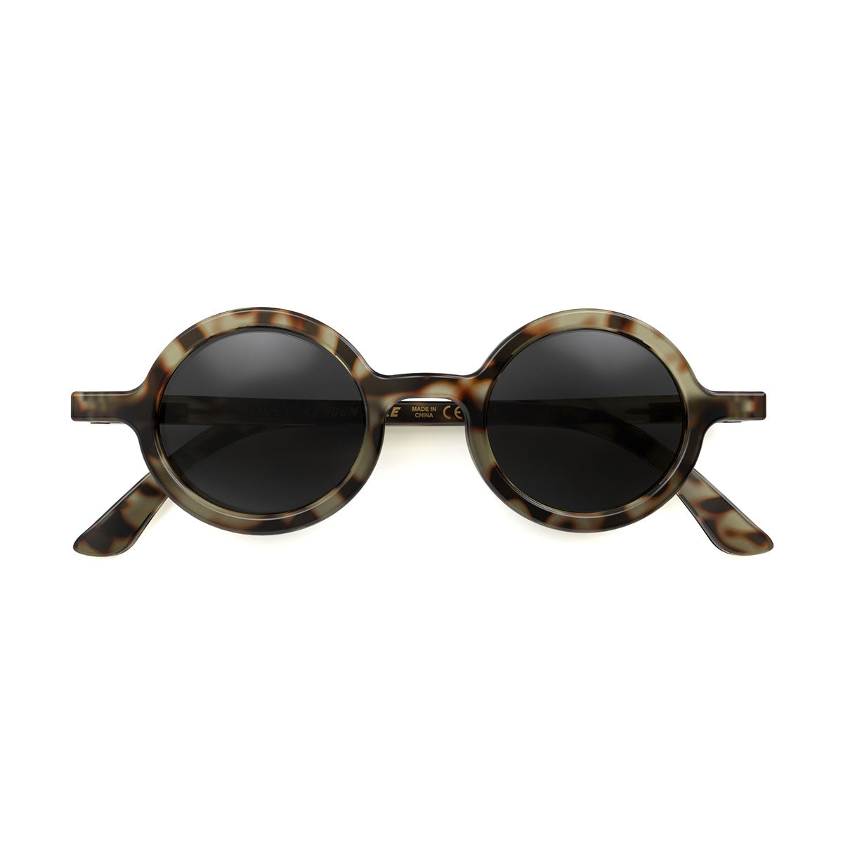 London Mole Moley Sunglasses Gloss Grey Tortoise Shell / Black LM-SMOL-GTS-K
