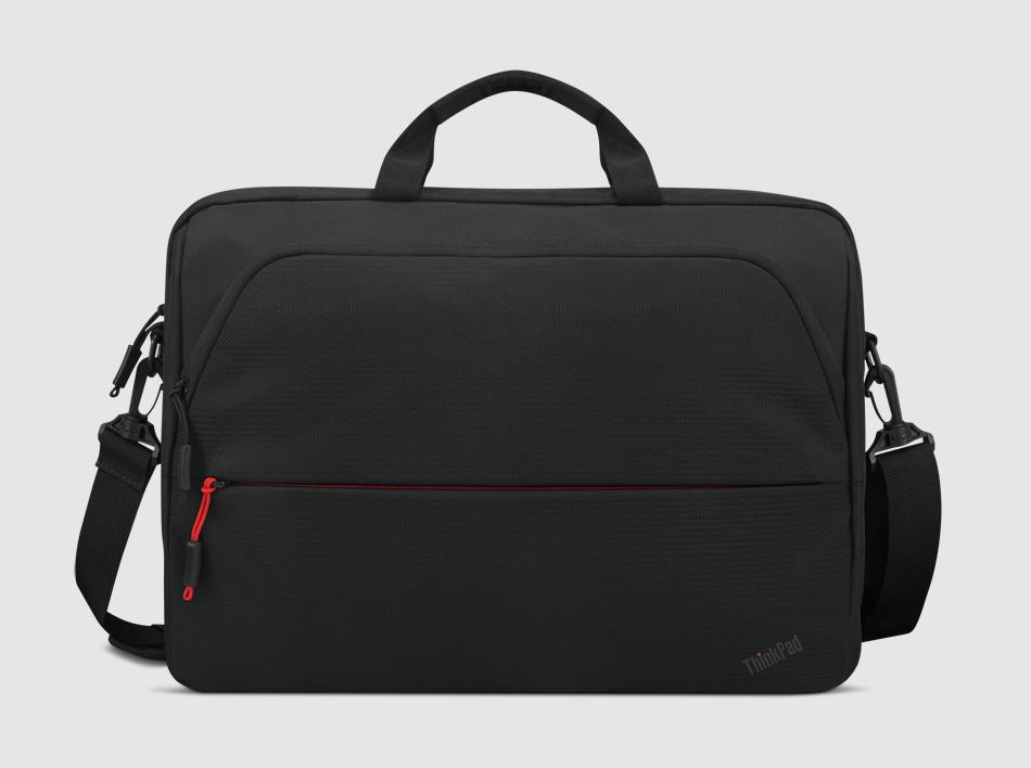 LENOVO Essentials 16' Toploader Bag Notebook Case - Classic Black Nylon Exterior, Dedicated Padded PC Pocket fits 13.3' 14' 15.6' 16' Laptop 4X41C12469