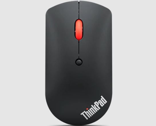 LENOVO ThinkPad Bluetooth Silent Mouse - Dual-Host Bluetooth 5.0 to Switch Between 2 Devices, DPI Adjustment: 2400, 1600, 800, 1YR Battery Life 4Y50X88822