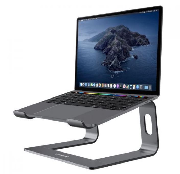 mbeat Stage S1 Elevated Laptop Stand up to 16' Laptop (Space Grey) Material: Aluminium Alloy Product Weight: 0.9 kg MB-STD-S1GRY