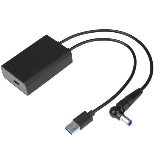 Targus USB-C USB-A DC Power Demultiplexer Adapter for DOCK180 with Power Delivery Black 3 year WTY ACA42AUZ