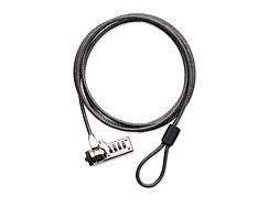 Targus DEFCON Resettable T-Lock Combo Cable Lock with 2M Steel Cable/ Additional Locking - Black PA410AU