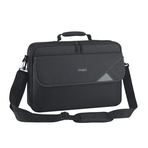 Targus 15.6' Intellect Bag Clamshell Laptop Case with Padded Laptop Compartment/ Laptop/Notebook Bag - Black TBC002AU