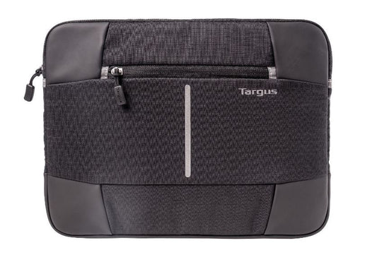 Targus 13-14'' Bex II Laptop Sleeve/Case/Notebook Bag - Weather-resistant & rip-stop fabrication - Black with black trim TSS87810AU