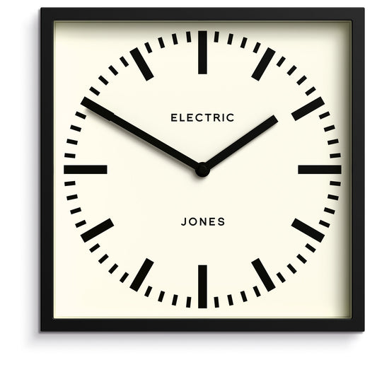 Newgate Jones Box Wall Clock Black NGJBOX38K