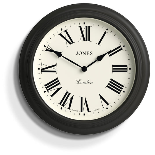 Newgate Jones Supper Club Clock Charcoal Grey NGJSUP319GGY