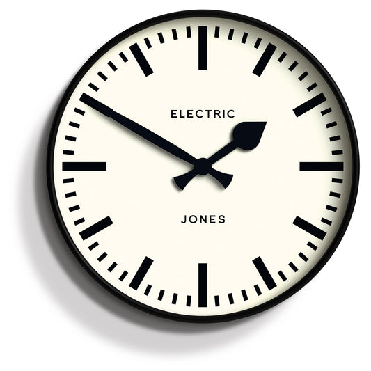 Newgate Jones Railway Wall Clock Black NGJTIG38K