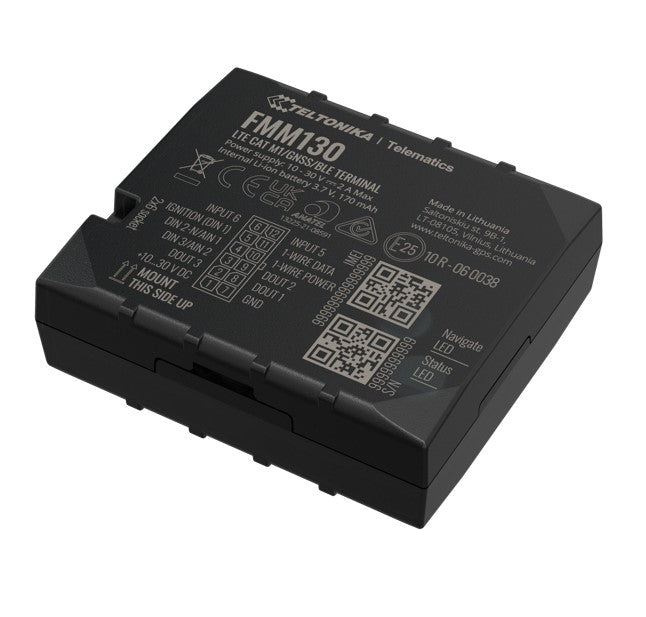 Teltonika FMM130 Advanced CAT M1/GSM/GNSS/BLE Terminal with Internal Antennas and Backup Battery FMM130LNXW01