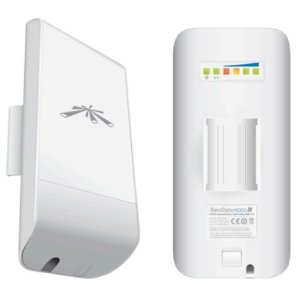 Ubiquiti airMAX Nanostation LOCO M 2.4GHz Indoor/Outdoor CPE - Point-to-Multipoint(PtMP) application - Includes PoE Adapter LOCOM2