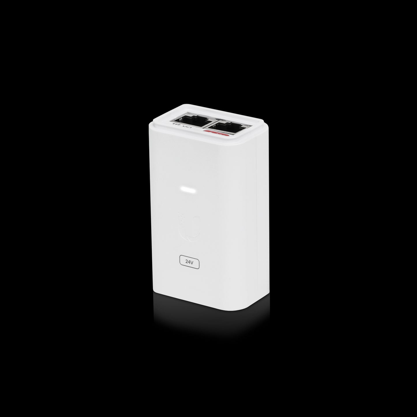 Ubiquiti POE Injector, 24VDC, 24W, Gigabit Ethernet, ESD protection & LED, Surge and Clamping Protection, Maximum Surge Discharge POE-24-24W-G-WH