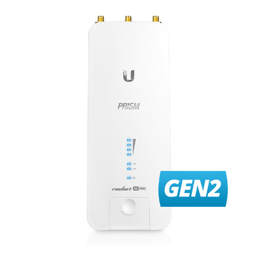 Ubiquiti Rocket AC Prism Gen2 5GHz Radio with speeds up to 450+Mbps, 50+ Client Capacity, Integrated GPS sync, RP-5AC-GEN2
