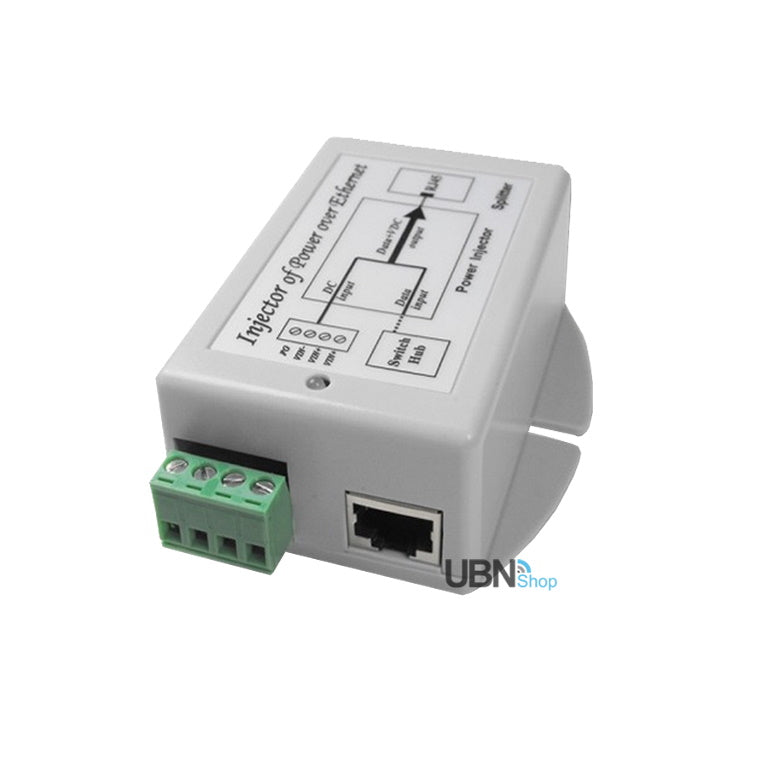 Tycon Power TP-DCDC-1224G, 9-36VDC Input, 24V Passive Gigabit PoE Output, 20W, High Temperature Operation TP-DCDC-1224G