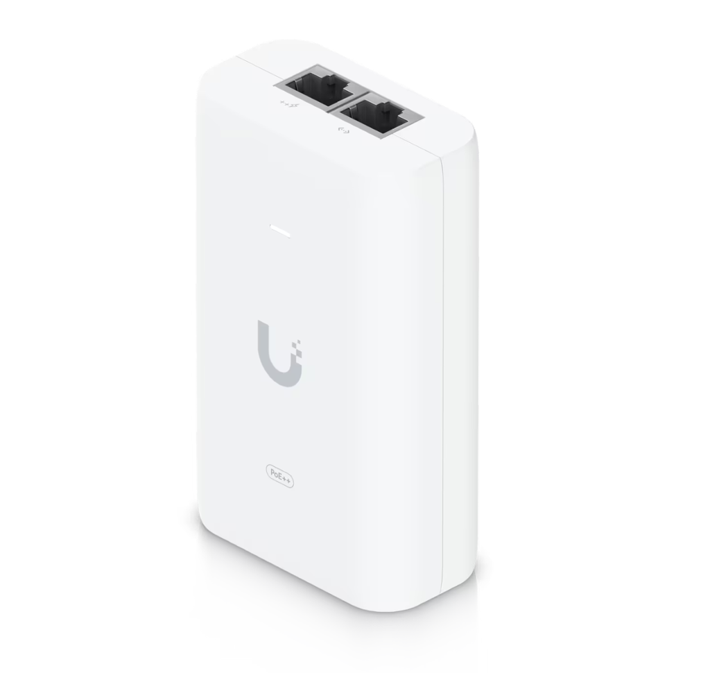 Ubiquiti U-PoE++ Adapter, Power UniFi PoE++ Devices With Wireless Mesh Application, Offload PoE Switch Power Dependencies, Max PoE+ 60W U-PoE++