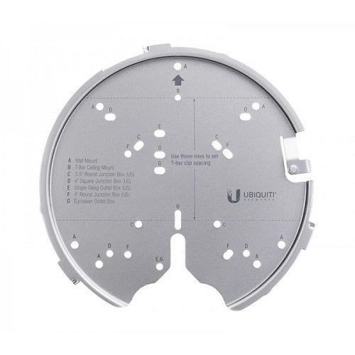Ubiquiti Versatile Mounting System, For U7 Pro, U6 Enterprise, U6 Pro, U6 Long-Range, AC Pro, AC HD, AC SHD, AC XG, U-PRO-MP