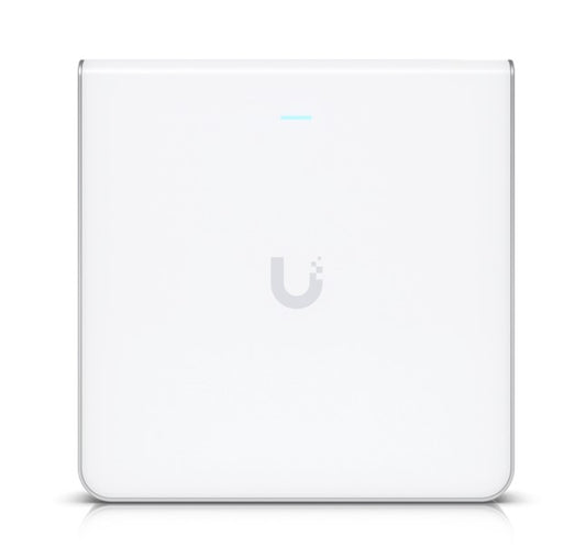 Ubiquiti UniFi Wi-Fi 6 Enterprise Sleek, Wall-mounted WiFi 6E Access Point, Integrated Four-port Switch, For High-density Office Network, Incl 2Yr Warr U6-Enterprise-IW