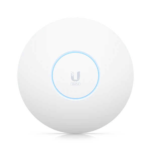Ubiquiti UniFi U6-Enterprise WiFi 6E 4x4 MIMO PoE+ Access Point, 140m Coverage, 600+ Device&2.5GbE Uplink, Ceiling Mount, For High-Density U6-Enterprise
