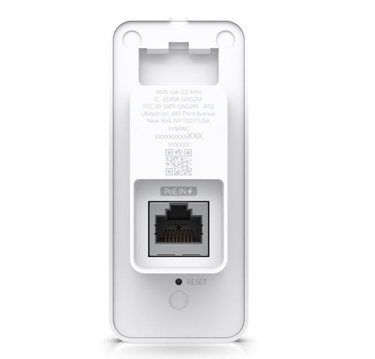 Ubiquiti UniFi Access Reader G2, Entry/Exit Messages, IP55 Weather Resistance, Additional Handwave Unlock Functionality, Incl 2Yr Warr UA-G2