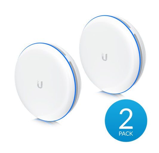 Ubiquiti UniFi Building-to-Building Bridge - 60 GHz Wireless Bridge with a 10 Gbps SFP+ Interface, Complete PtP Link, Sold as 2 Pack, Incl 2Yr Warr UBB-XG