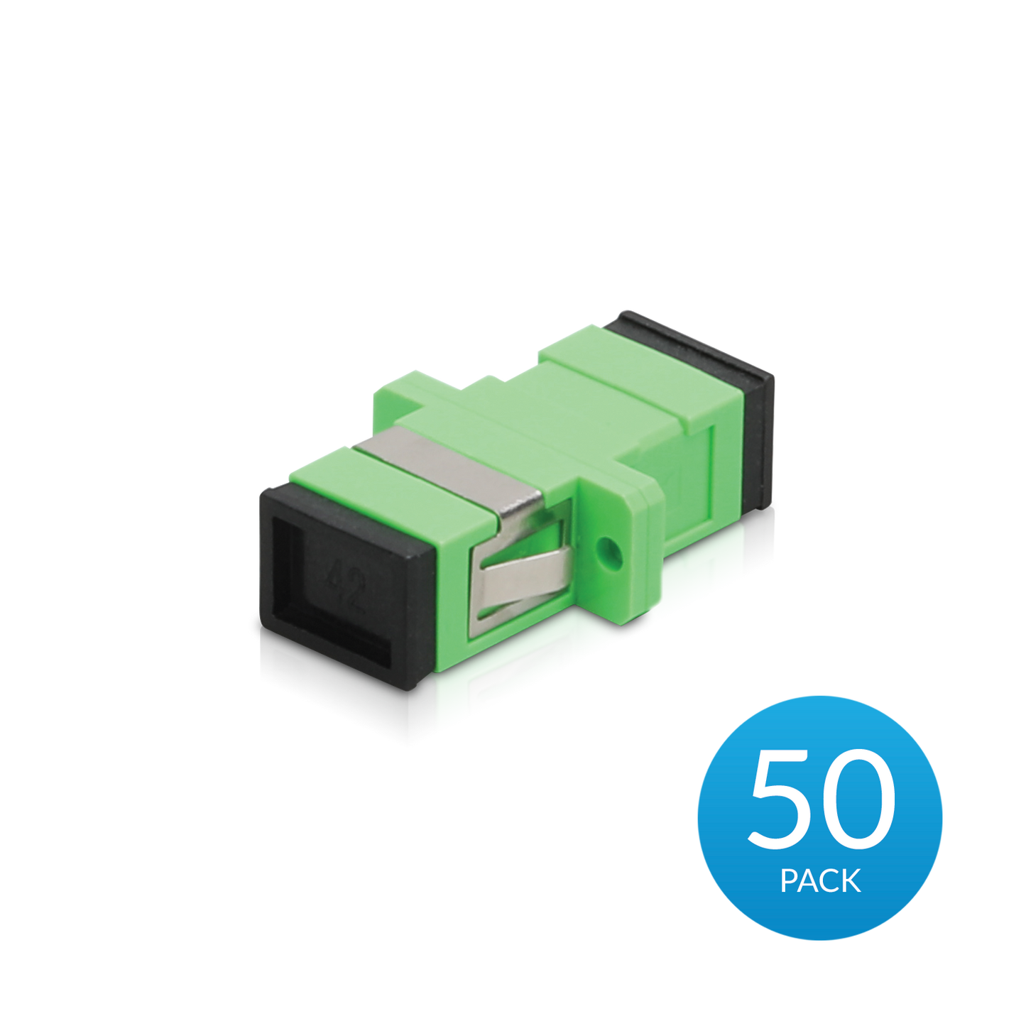 Ubiquiti UFiber APC Adapter, 50 Pack, SC/APC to SC/APC UF-ADAPTER-APC-50