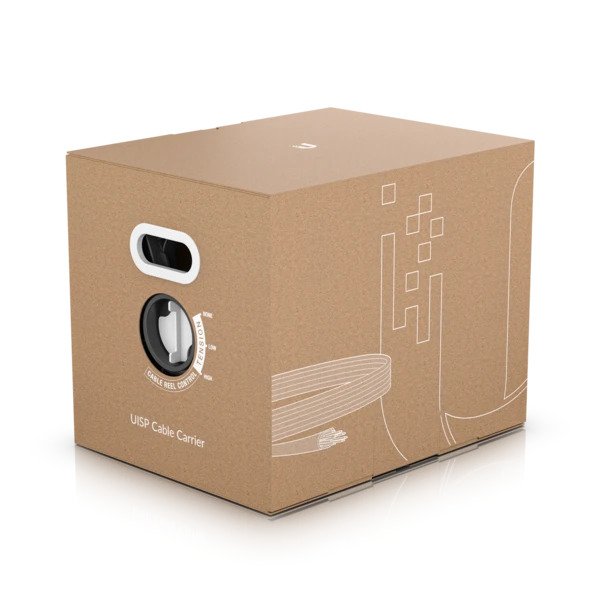 Ubiquiti Cat5e Carrier Outdoor Cable, 305m, Carrier-Class Shielded Cable W/ Integrated ESD Drain Wire, Replaces TC-CARRIER UISP-Cable-Carrier